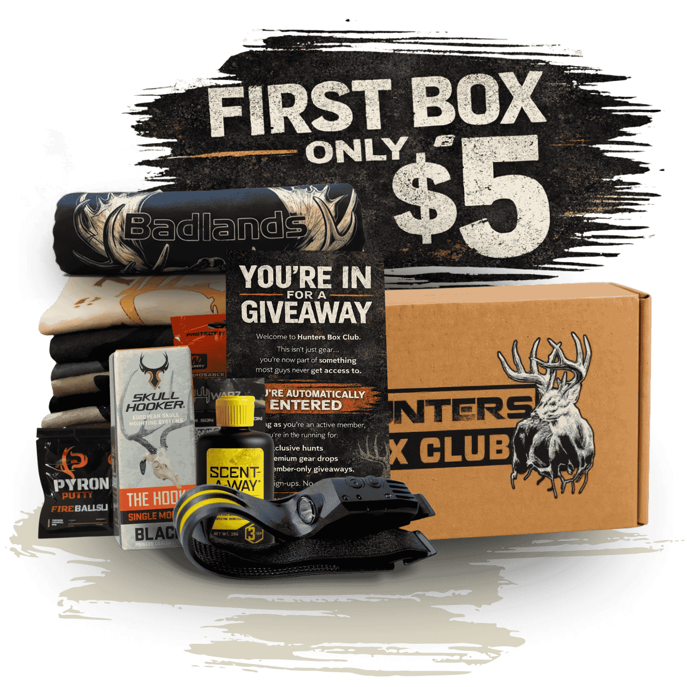 Hunters Box Club | $4.99 Hunting Gear Box + Exclusive Member Access